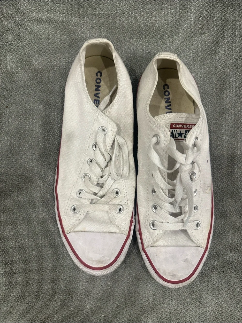 Converse White Low Top Sneakers